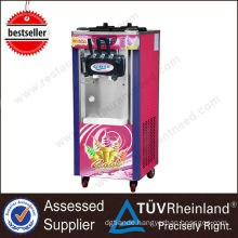 Three Flavors Rainbow Automatic Soft ice cream vending machine